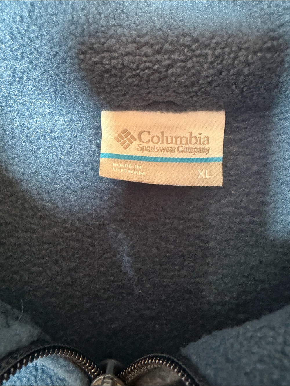 Columbia Women's Navy Fleece Full-Zip Jacket - Picture 4 of 5